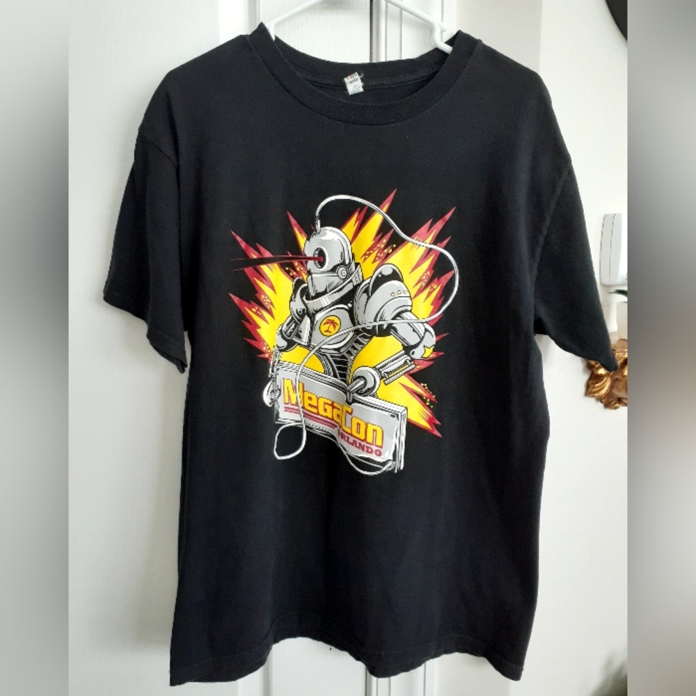 Men's MegaCon Orlando T-Shirt Size Large Black